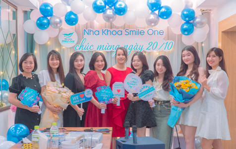 Nha khoa Smile One tổ chức tiệc chúc mừng ngày Phụ nữ Việt Nam 20/10 cho CBCNV