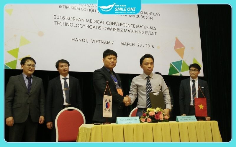 Nha khoa Smile One hợp tác chuyển giao công nghệ với đối tác Hàn Quốc