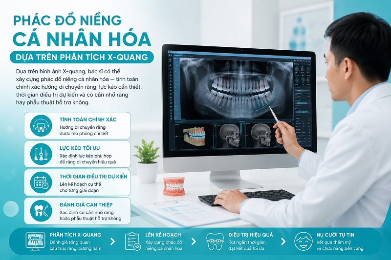 bác sĩ có thể xây dựng phác đồ niềng cá nhân hóa