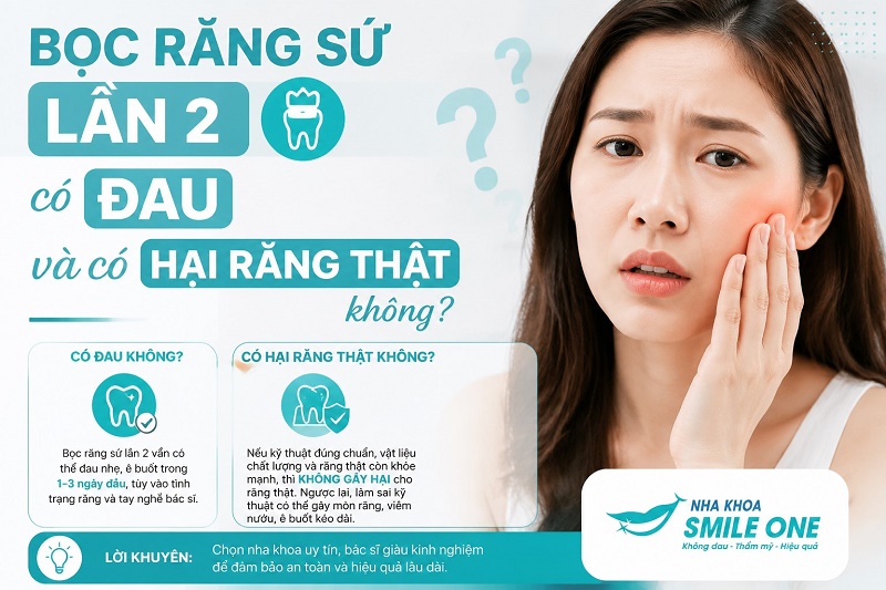Việc bọc lại đúng cách gần như không hại răng thật, nhưng có một số tình huống cần lưu ý