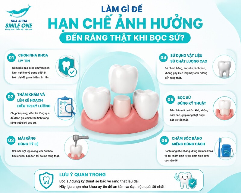 Muốn bảo vệ răng thật, điều quan trọng đầu tiên là có chỉ định bọc hợp lý,