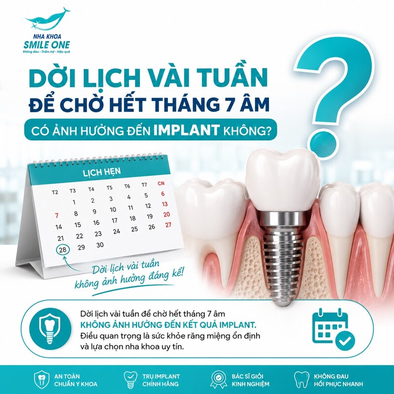 Dời vài tuần không phải lúc nào cũng gây ảnh hưởng, nhưng nếu lịch cấy đang gắn