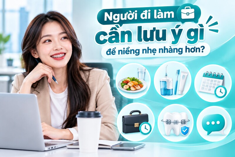 Người đi làm hoàn toàn nên niềng răng nếu bị hô, móm