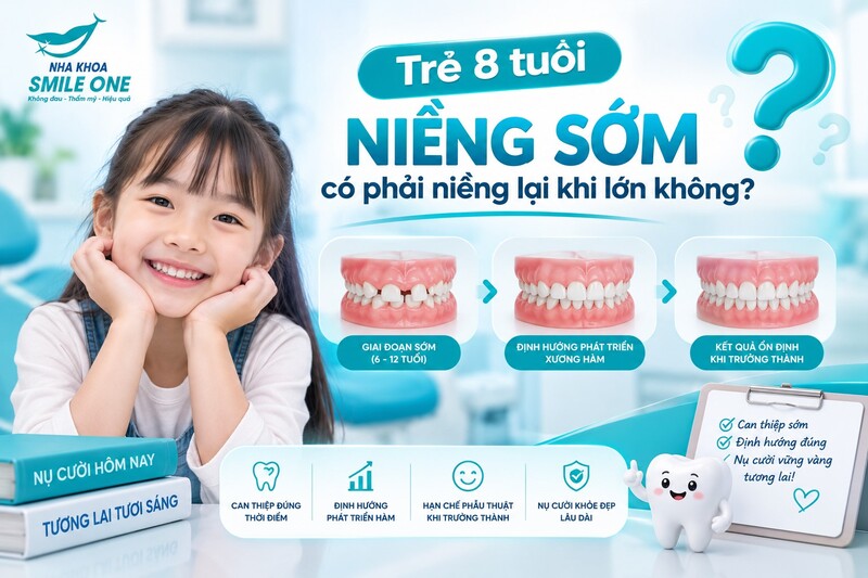 Trẻ 8 tuổi bị cắn ngược có nên chờ lớn?