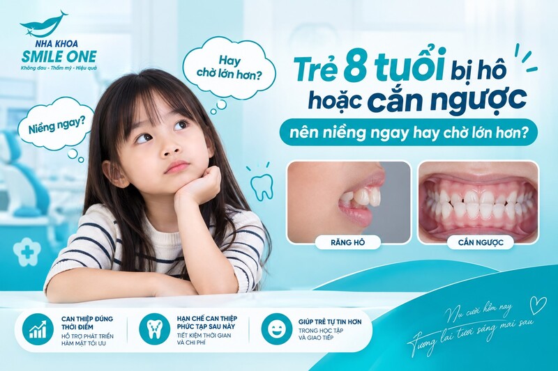 Vì vậy, phụ huynh không nên hiểu rằng “niềng từ 8 tuổi thì chắc chắn sau này không cần niềng nữa”.