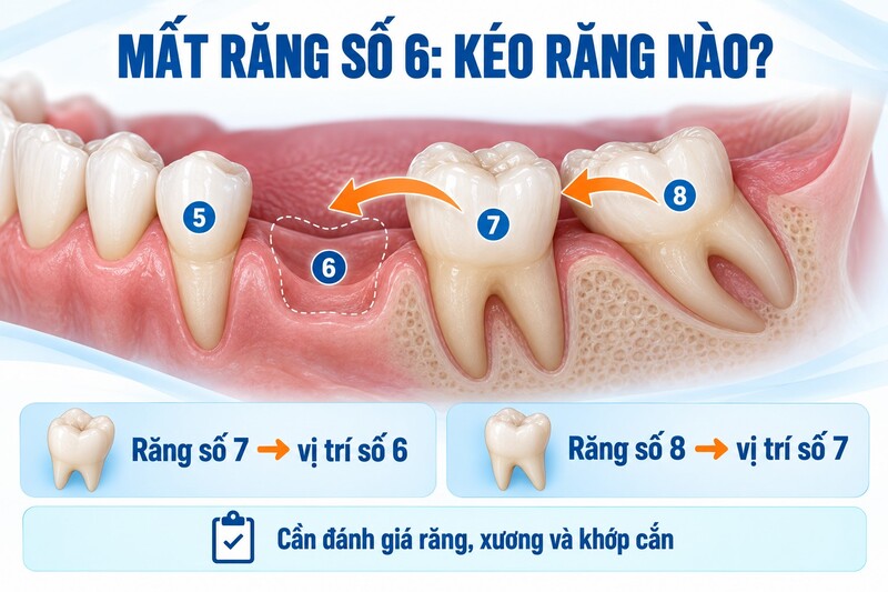 Điều kiện để niềng kéo răng số 7 và số 8